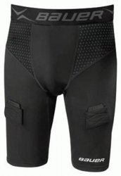 BAUER suspenzorové kalhoty Premium Compression Jock Short SR