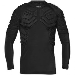 CCM triko s dlouhým rukávem Padded Goalie Shirt LS JR