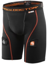 SHOCK DOCTOR kompresní hokejové šortky Core se suspenzorem BioFlex 362 SR