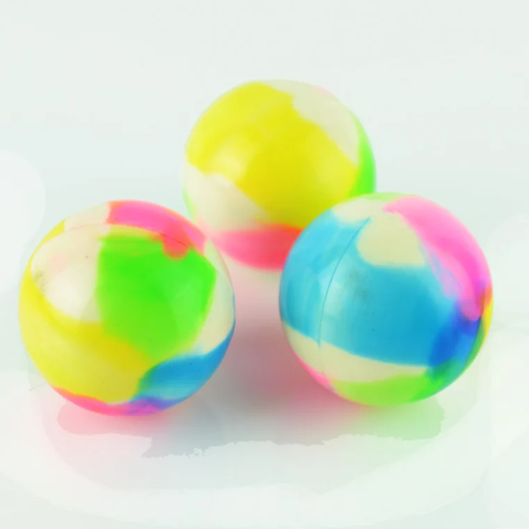 WINNWELL míček hokejbal Multicolour duhový