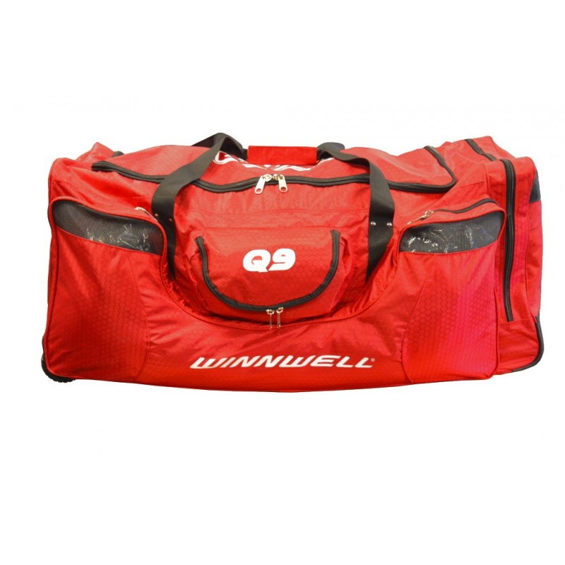 WINNWELL hokejová taška Q9 Wheel Bag SR červená